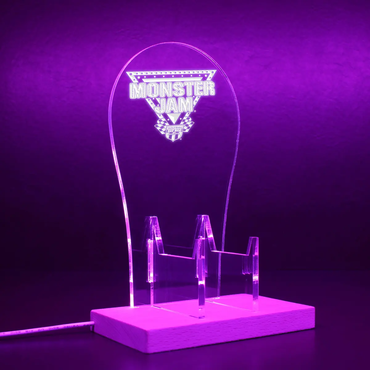 Monster Jam Rgb Led Gaming Headset Controller Stand 1