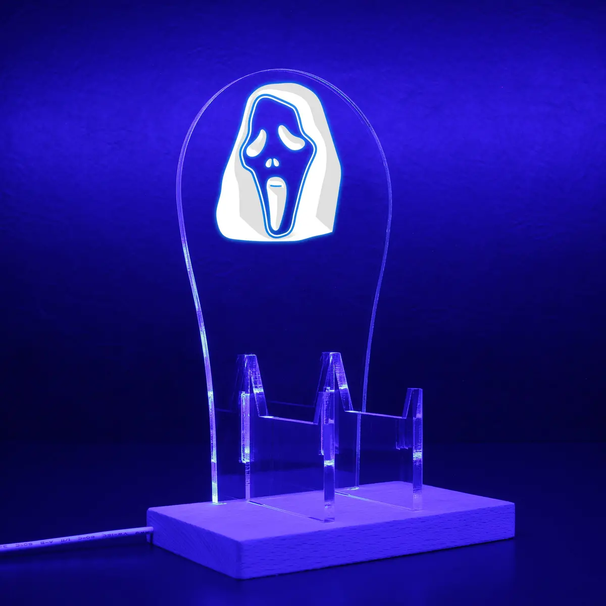 Scream Ghostface Rgb Led Gaming Headset Controller Stand 1