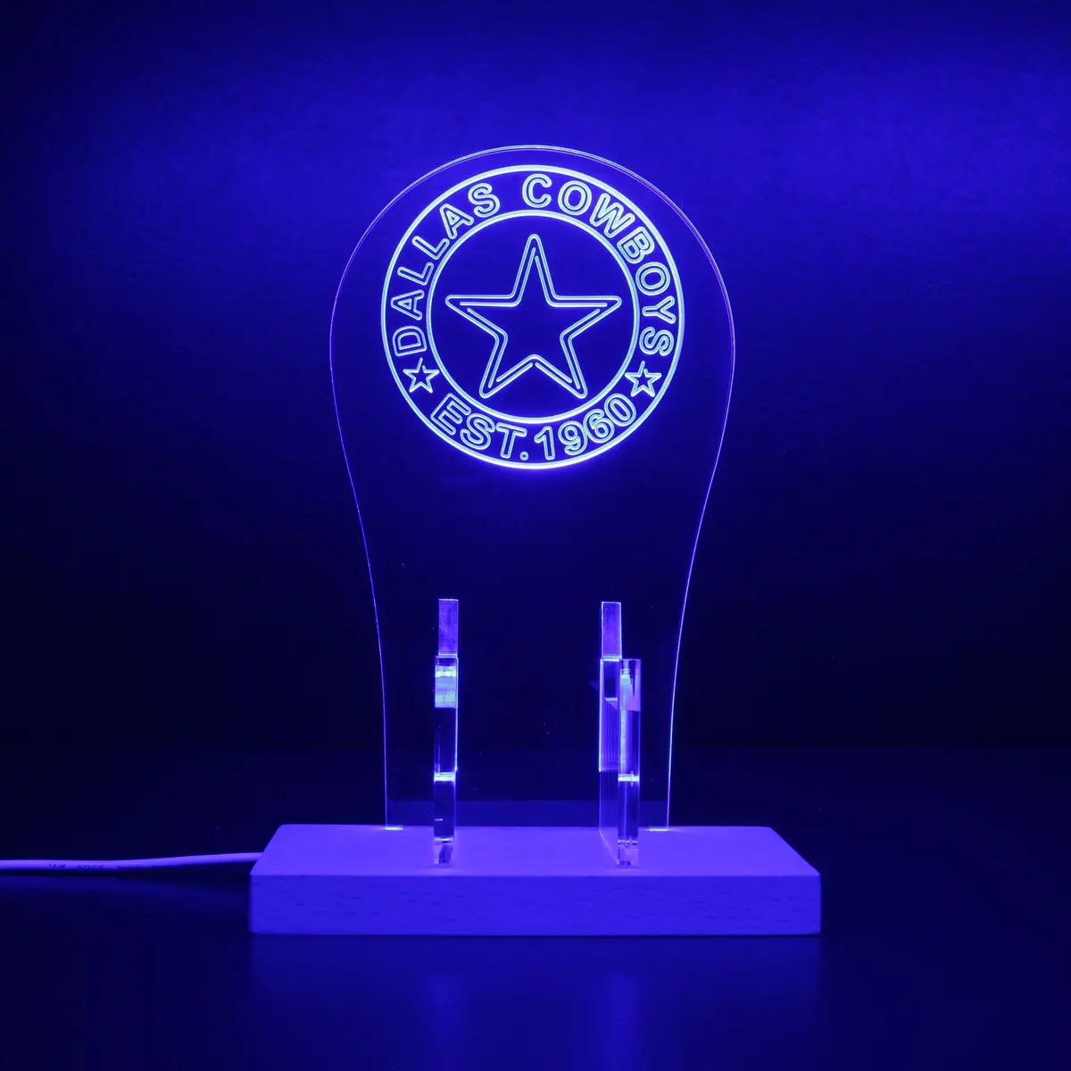 Dallas Cowboys Rgb Led Gaming Headset Controller Stand 1