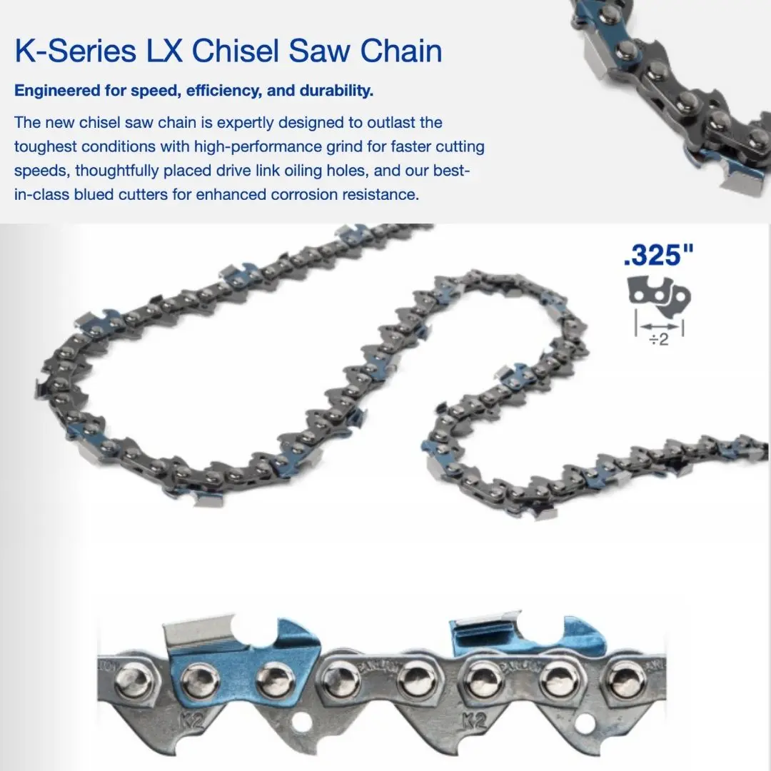 Chainsaw Chain New Carlton® K3lx .325" .063" Chisel 2