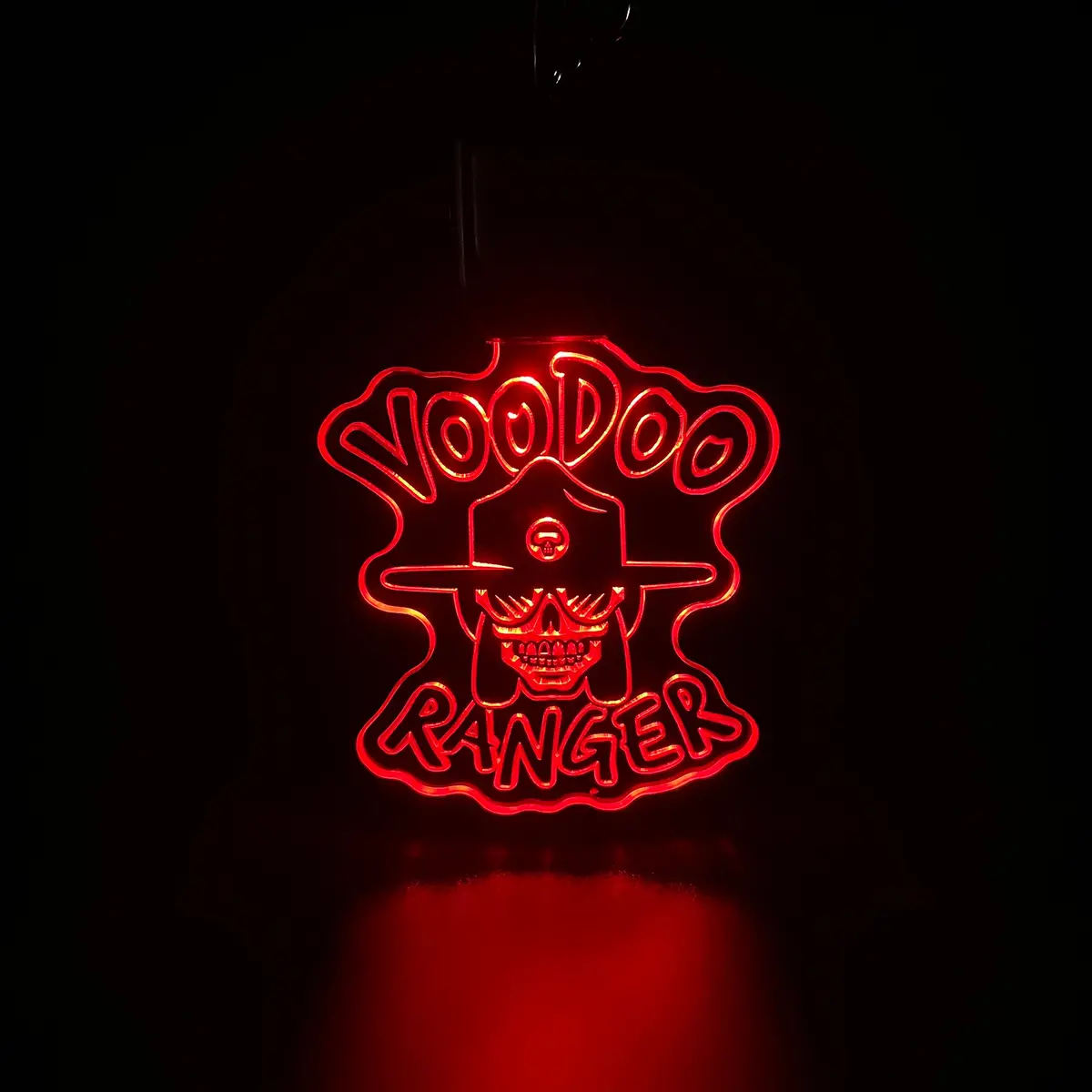 Voodoo Ranger Led Light Acrylic Keychain , Christmas Tree Ornament 1