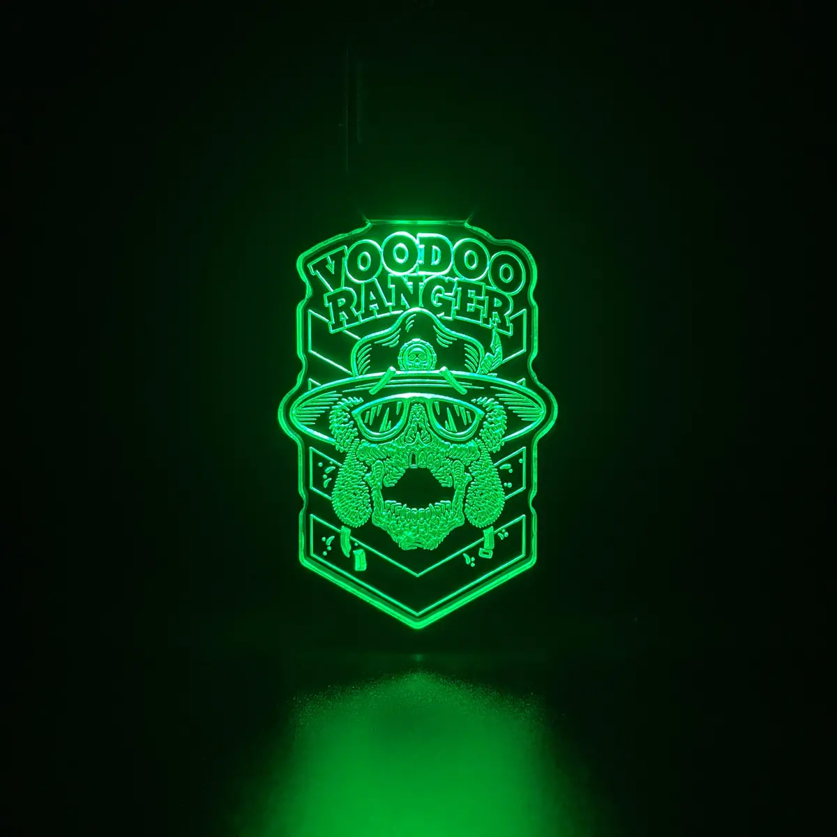 Voodoo Ranger Ipa Led Light Acrylic Keychain , Christmas Tree Ornament 2