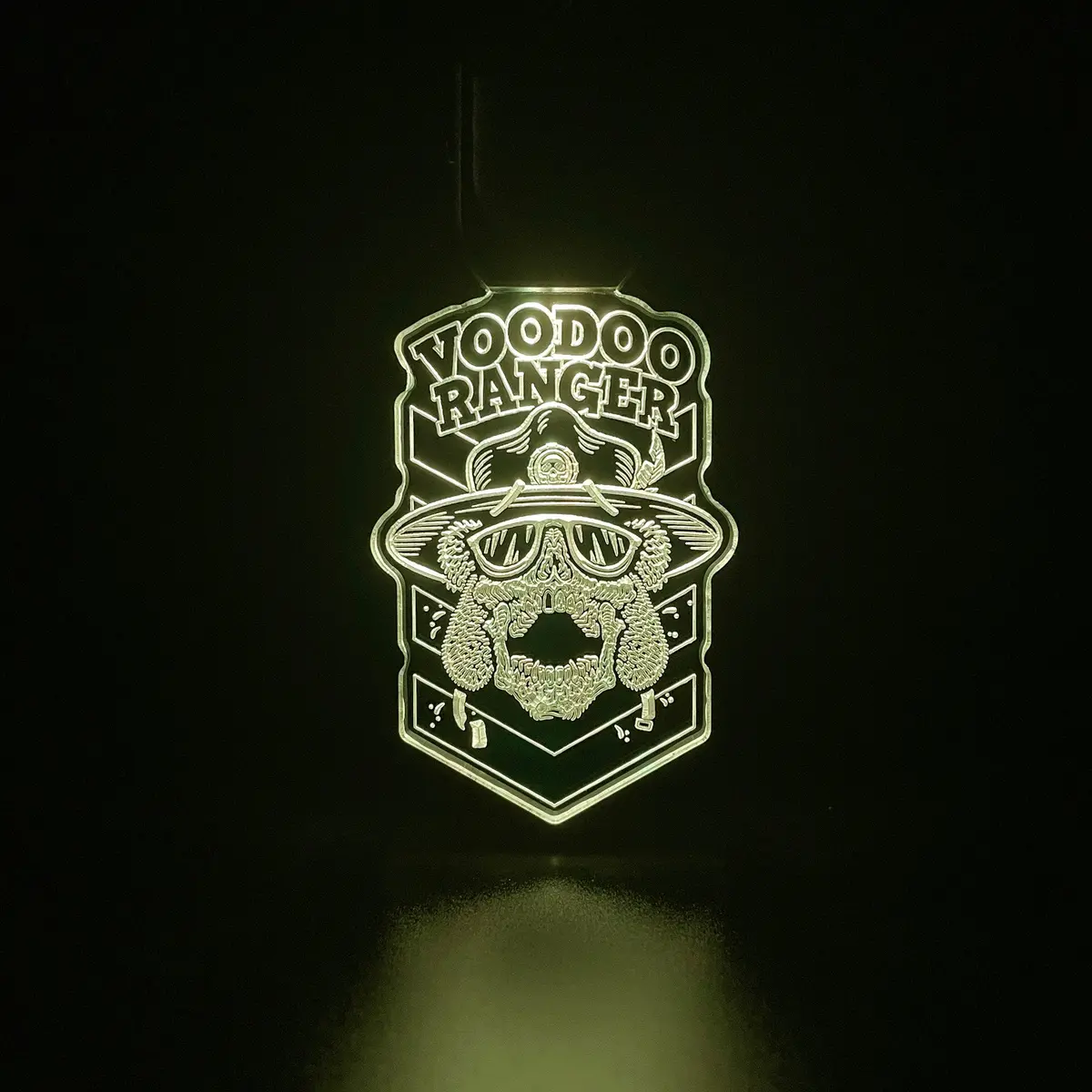 Voodoo Ranger Ipa Led Light Acrylic Keychain , Christmas Tree Ornament 1