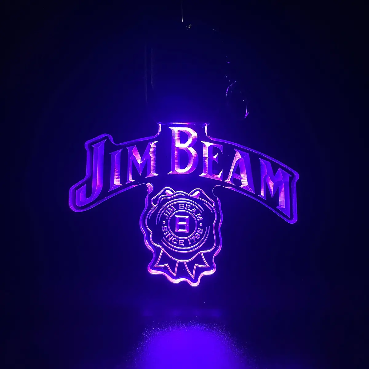 Jim Beam Led Light Acrylic Keychain , Christmas Tree Ornament 2