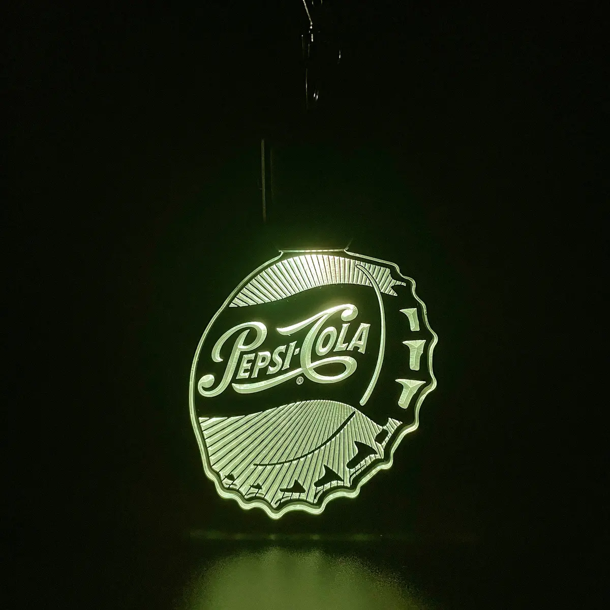 Pepsi Cola Led Light Acrylic Keychain , Christmas Tree Ornament 2