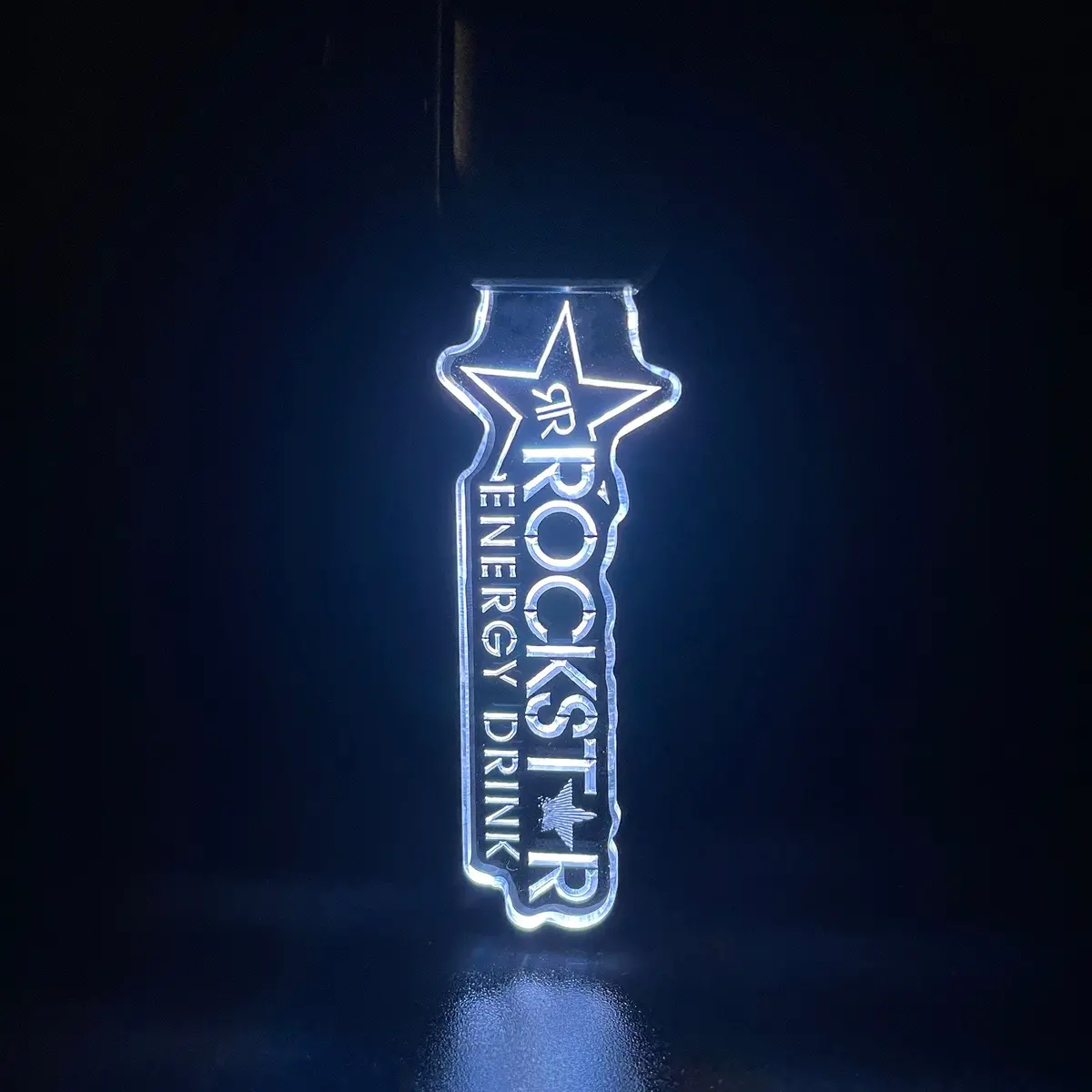 Rockstar Led Light Acrylic Keychain , Christmas Tree Ornament 1