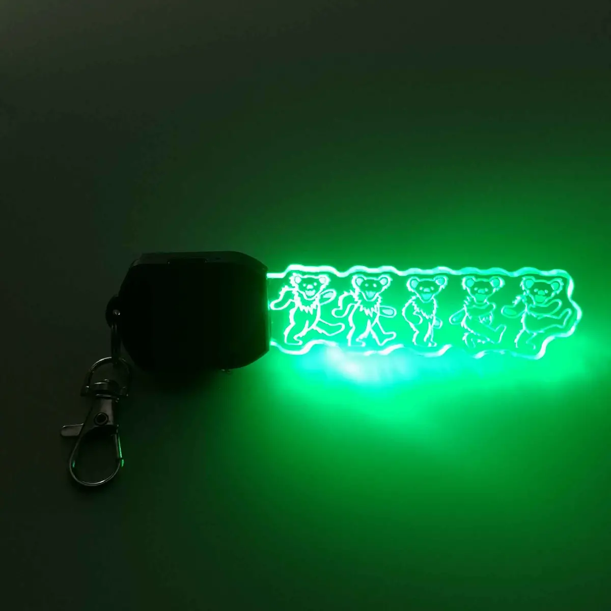 Grateful Dead Dancing Bear Led Light Acrylic Keychain , Christmas Tree Ornament 1