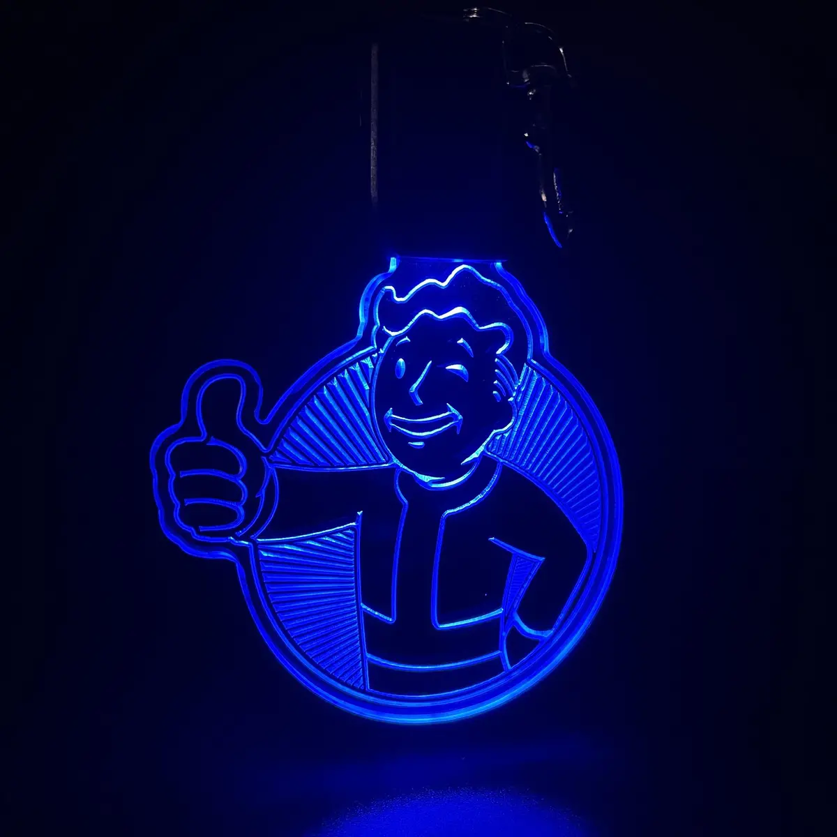 Fallout Boy Led Light Acrylic Keychain , Christmas Tree Ornament 1