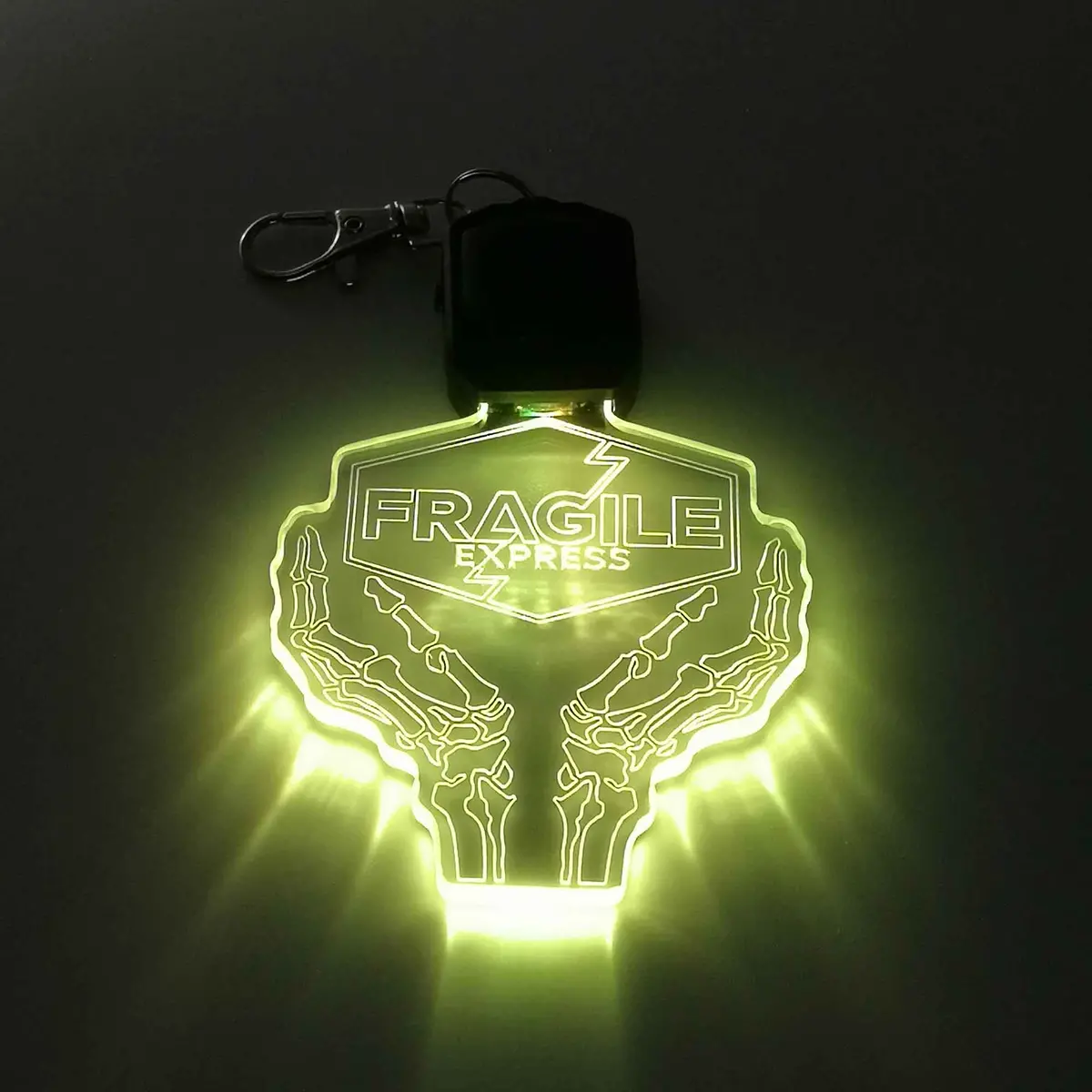 Fragile Express Death Stranding Led Light Acrylic Keychain , Christmas Tree Ornament 1