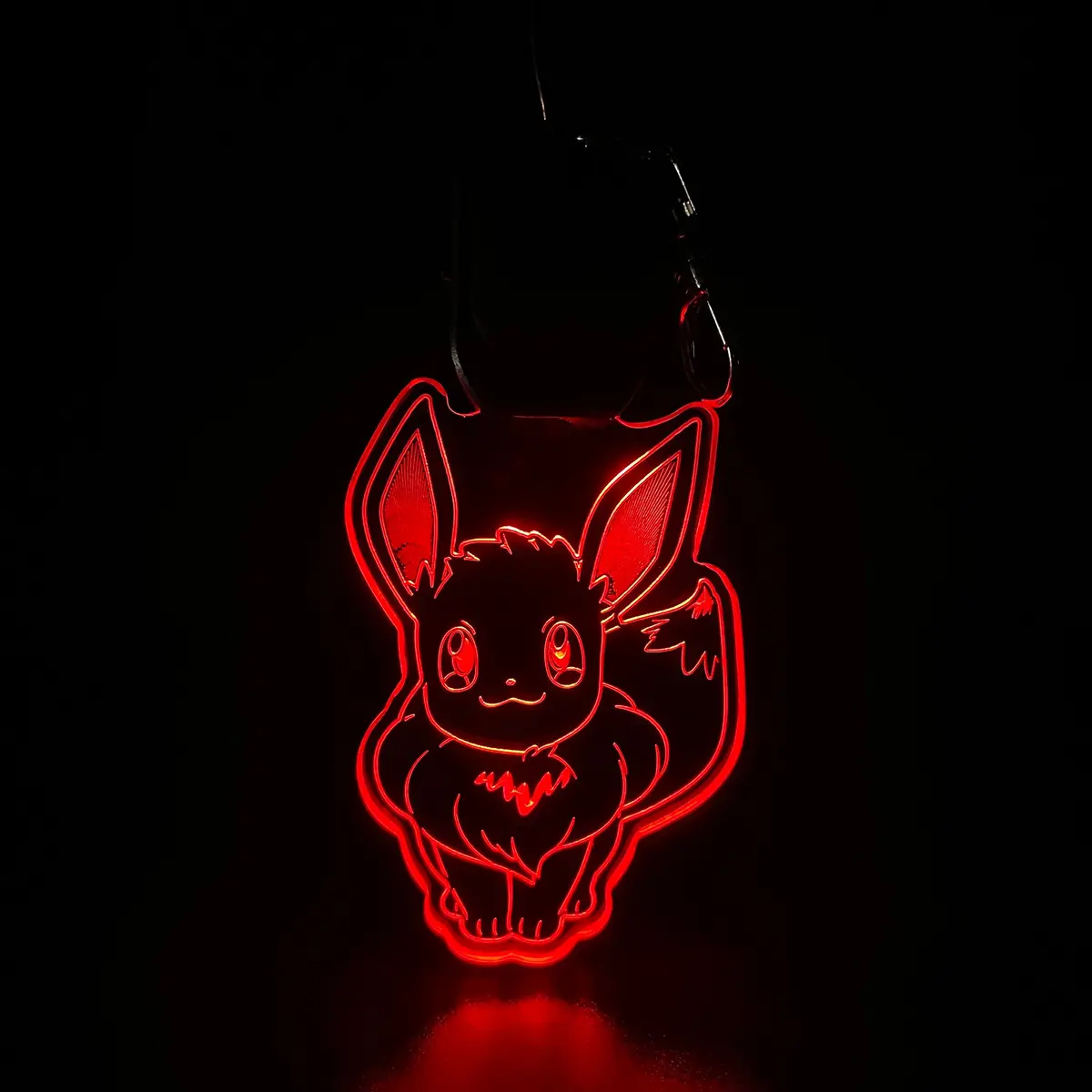 Eevee Led Light Acrylic Keychain , Christmas Tree Ornament 1
