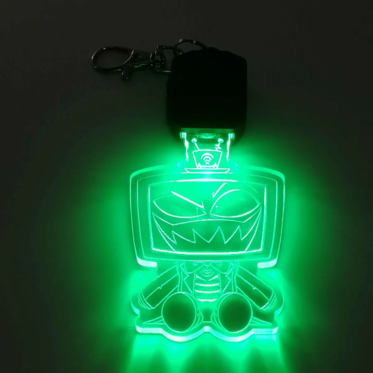 Vox Hazbin Hotel Led Light Acrylic Keychain , Christmas Tree Ornament 1