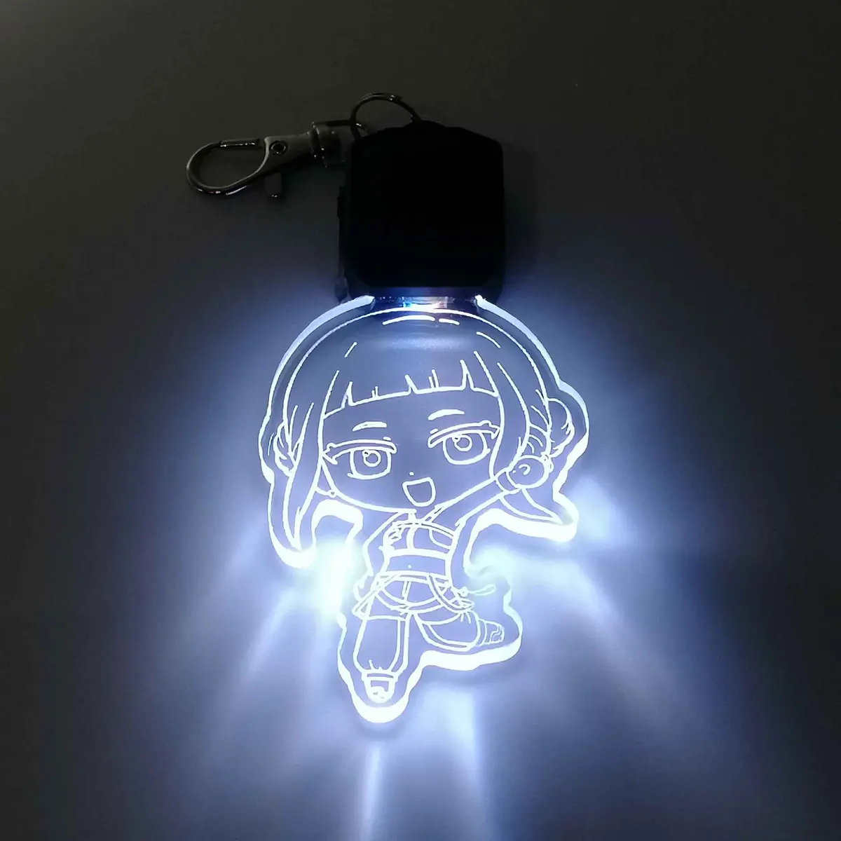 Kpop Demon Hunter Zoey Led Light Acrylic Keychain , Christmas Tree Ornament 1
