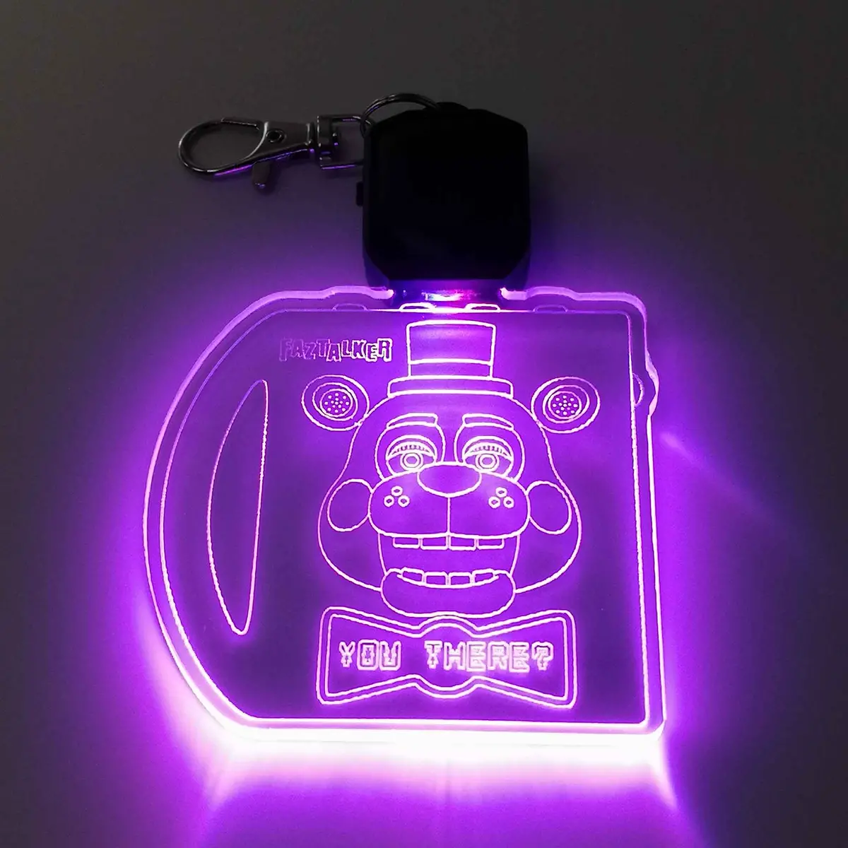 Five Nights At Freddy's Faztalker Led Light Acrylic Keychain , Christmas Tree Ornament 1