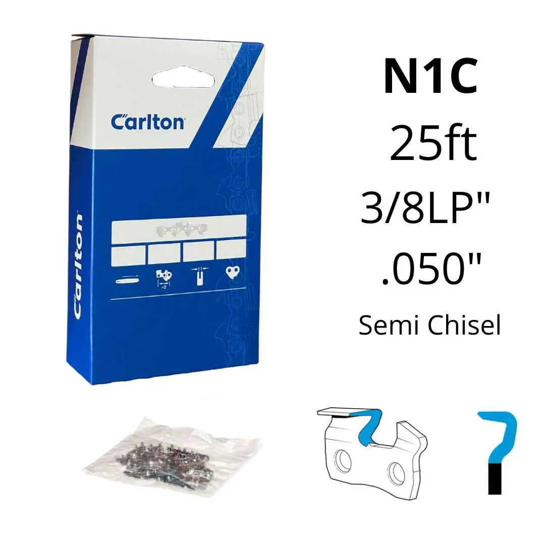 Carlton Chain 25Ft 3/8Lp" .050" Semi Chisel 1