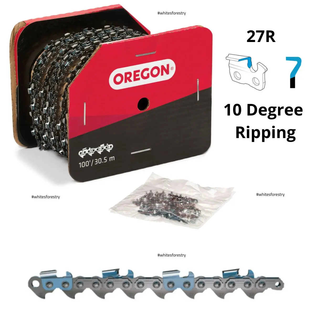 Oregon Ripping Chainsaw Chain 27R .404" .063" 100Ft Micro Chisel 1