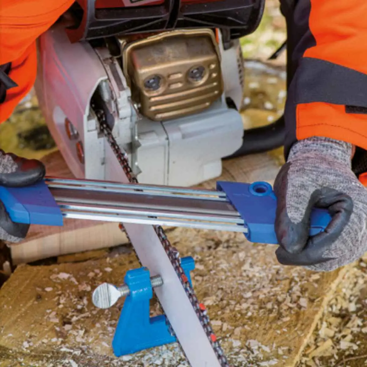 Chain Sharpener Pferd® Csx 3 In 1 File Guide 2