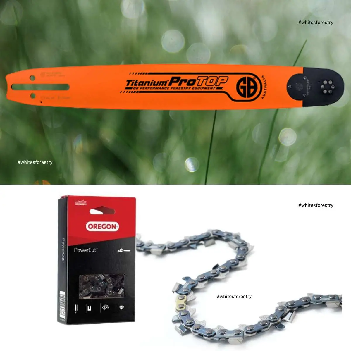 Gb Protop Bar + Oregon Powercut Chain 73Exl 3/8" .058" Fits Hv D009 Husqvarna 1