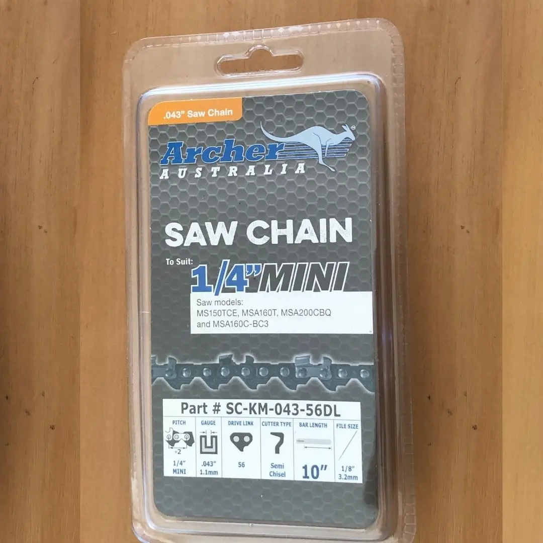 Archer Chain Loop 56Dl 1/4"P .043" Semi Chisel 1