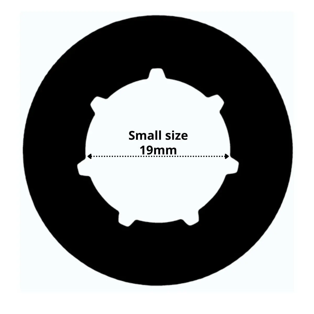 Oregon® Rim Sprocket 3/8" 7-Tooth Small 18720 2
