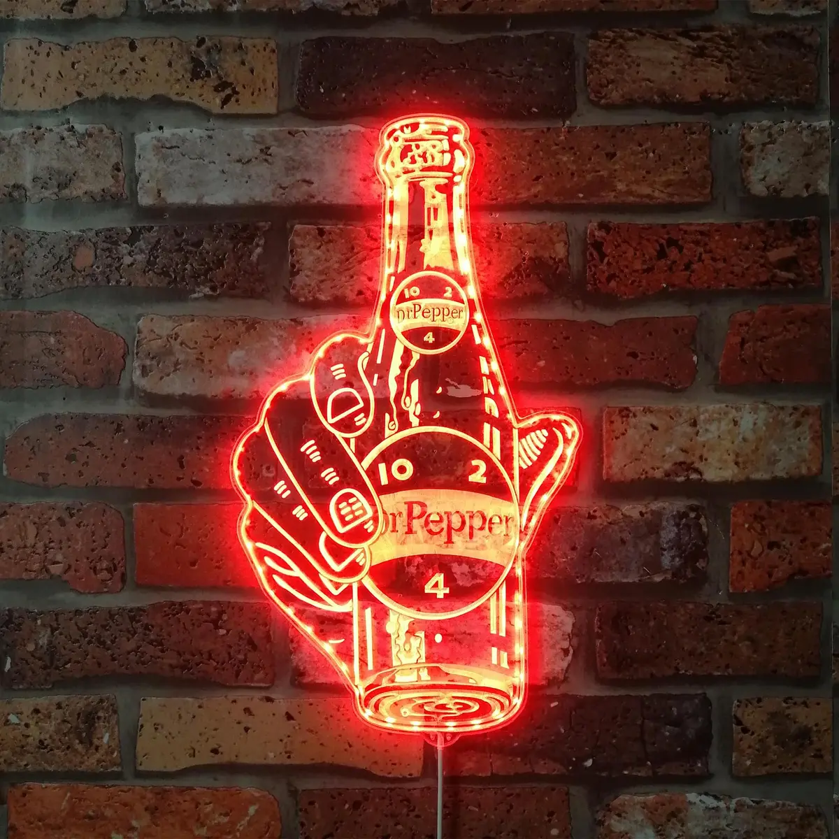 Dr Pepper Neon Led Sign With Dynamic Rgb Colors 1