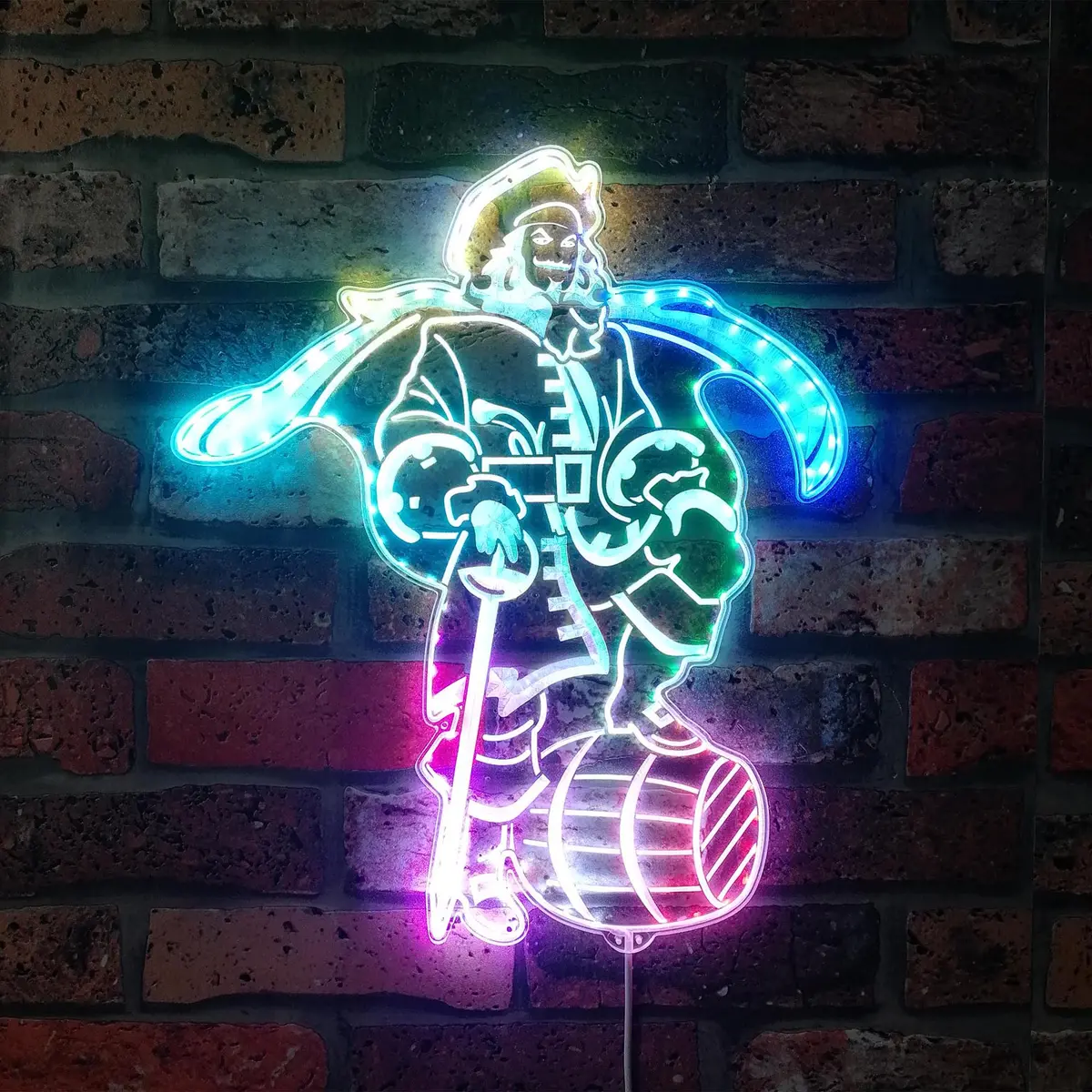 Captain Morgan Rum Bar Neon Led Sign With Dynamic Rgb Colors 1