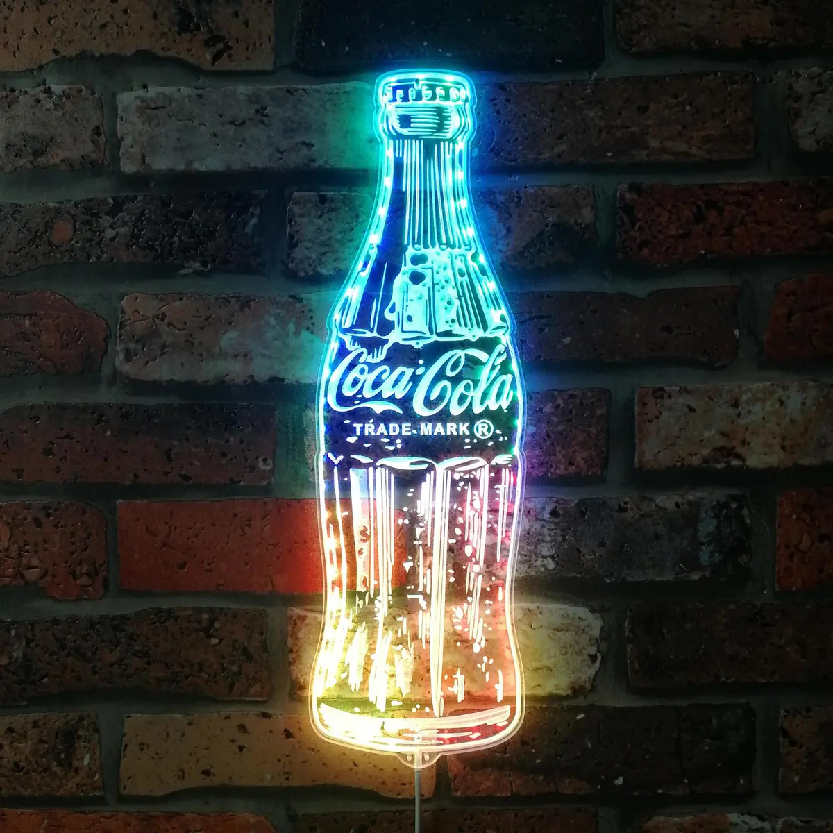 Coca Cola Neon Led Sign With Dynamic Rgb Colors 1
