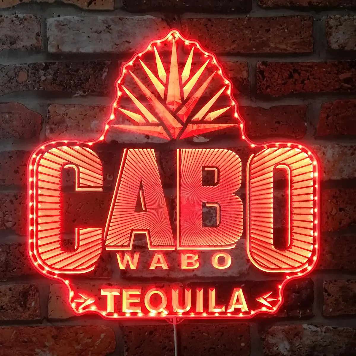 Cabo Tequila Neon Led Sign With Dynamic Rgb Colors 3