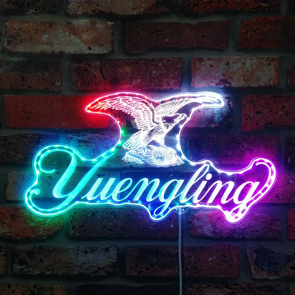 Yuengling Eagle Neon Led Sign With Dynamic Rgb Colors 1