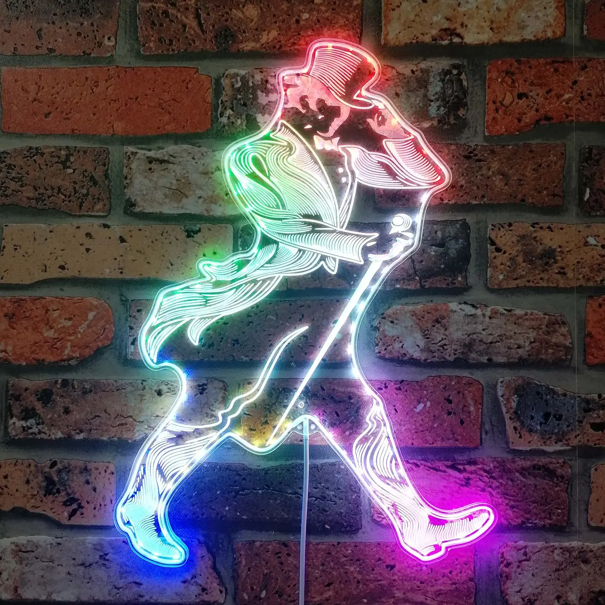 Johnnie Walker Neon Led Sign With Dynamic Rgb Colors 1