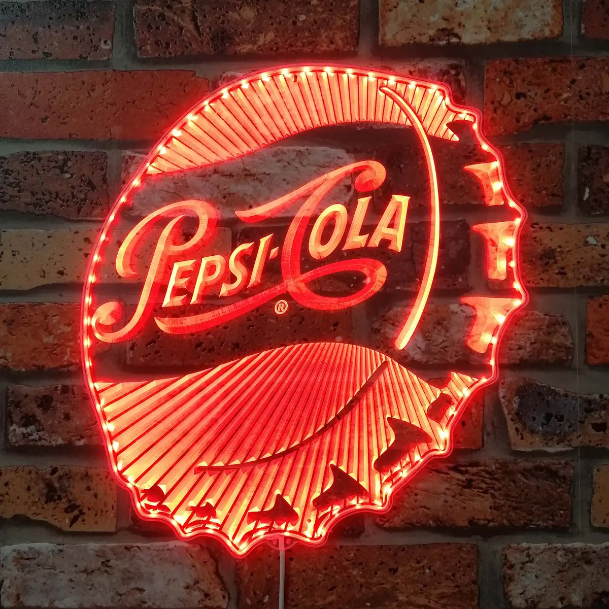 Pepsi Cola Neon Led Sign With Dynamic Rgb Colors 3