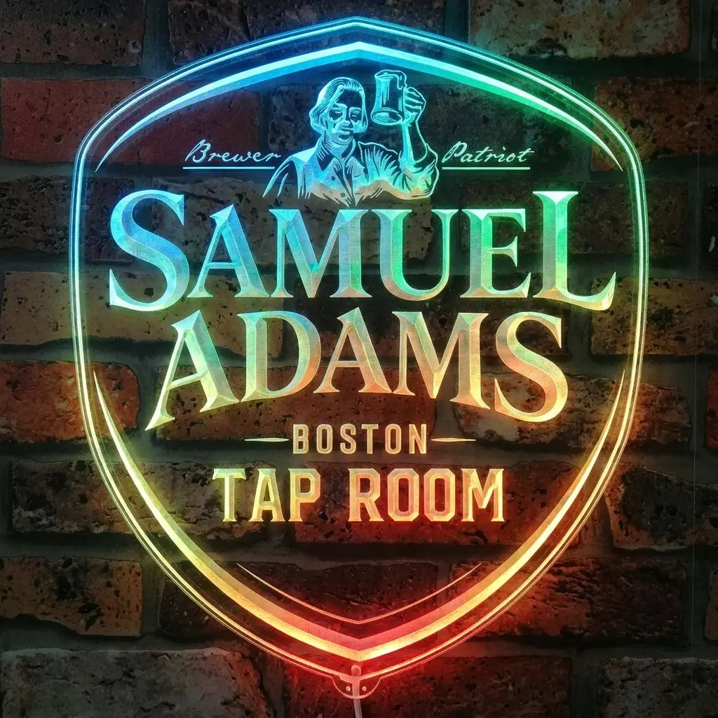 Samuel Adam Boston Beer Tap Room Neon Led Sign With Dynamic Rgb Colors 1