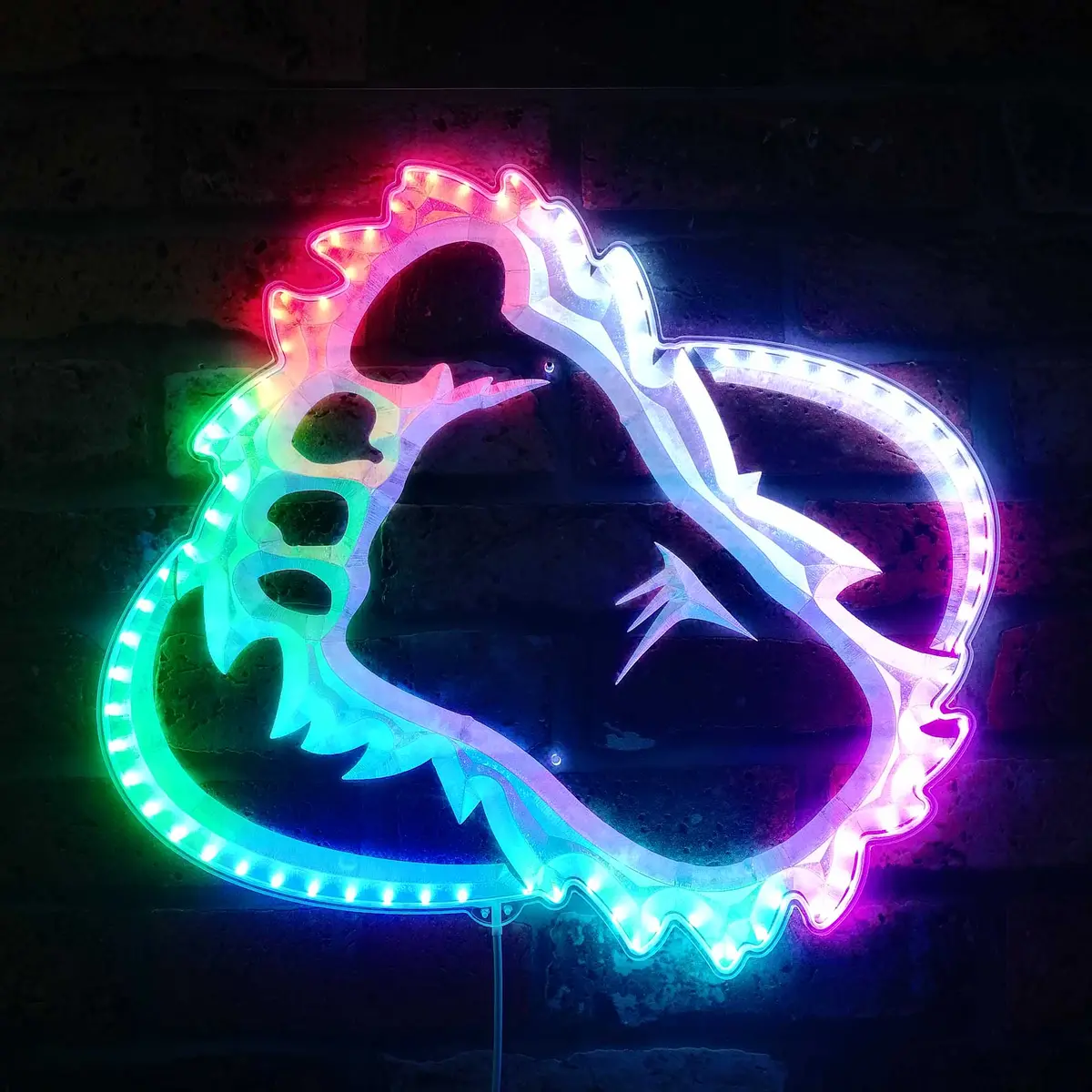 Bigfoot Neon Led Sign With Dynamic Rgb Colors 1