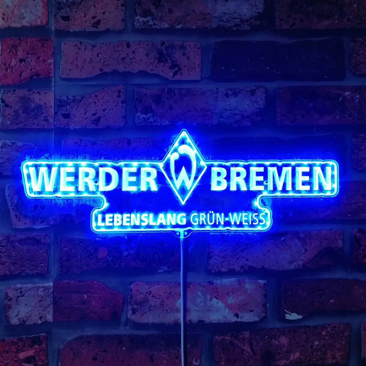 Sv Werder Bremen Fc Neon Led Sign With Dynamic Rgb Colors 4