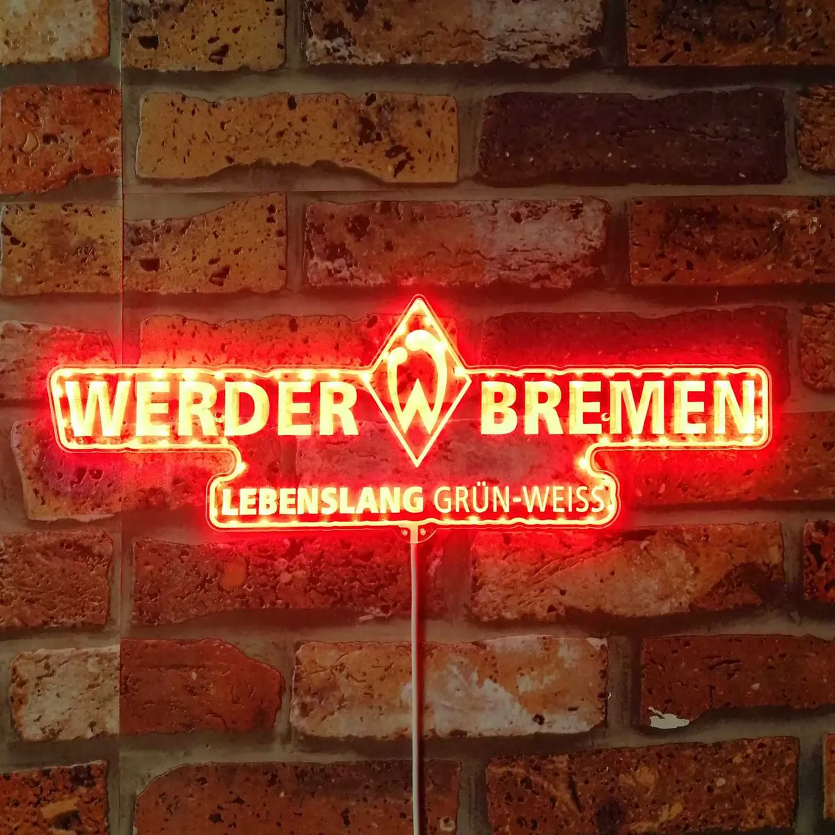 Sv Werder Bremen Fc Neon Led Sign With Dynamic Rgb Colors 3