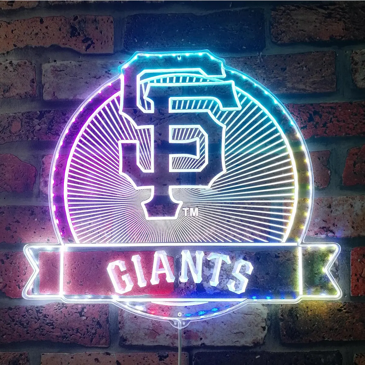 San Francisco Giants Neon Led Sign With Dynamic Rgb Colors 1