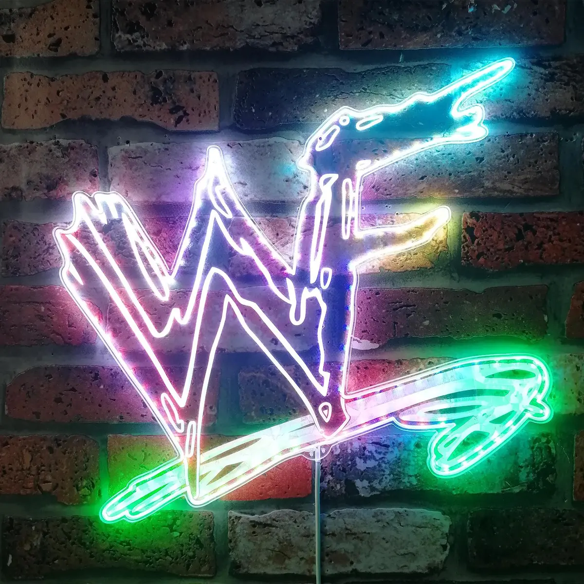 Wwe Neon Neon Led Sign With Dynamic Rgb Colors 1