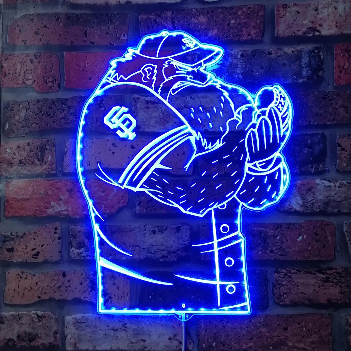 San Francisco Giants Baseball Neon Led Sign With Dynamic Rgb Colors 4