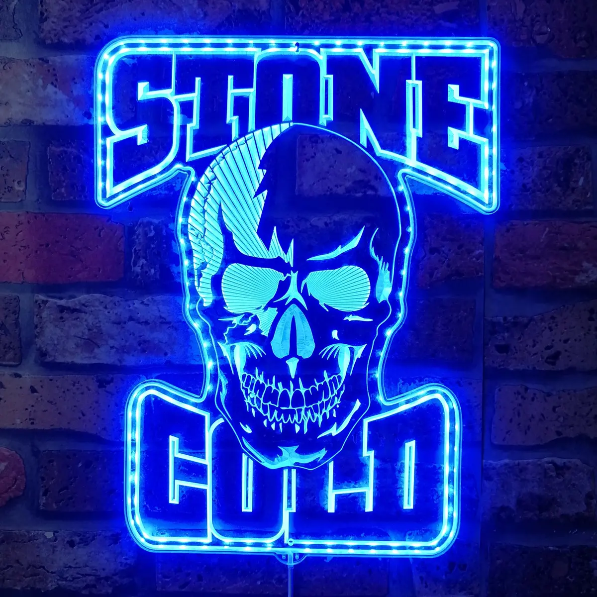 Wwe Stone Cold Neon Led Sign With Dynamic Rgb Colors 4