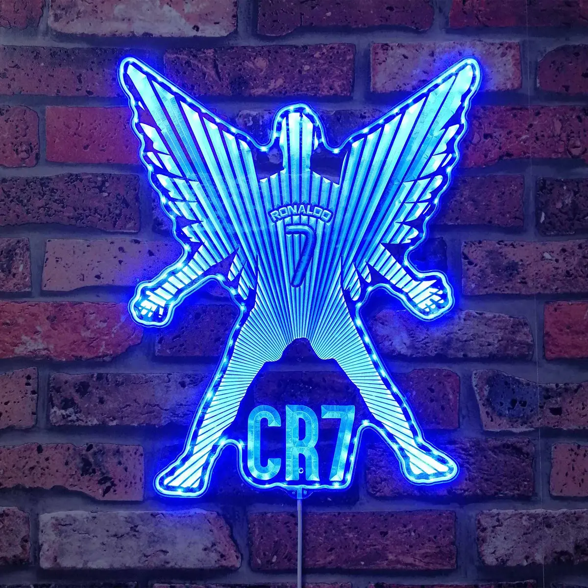 Ronaldo Cr7 Neon Led Sign With Dynamic Rgb Colors 4