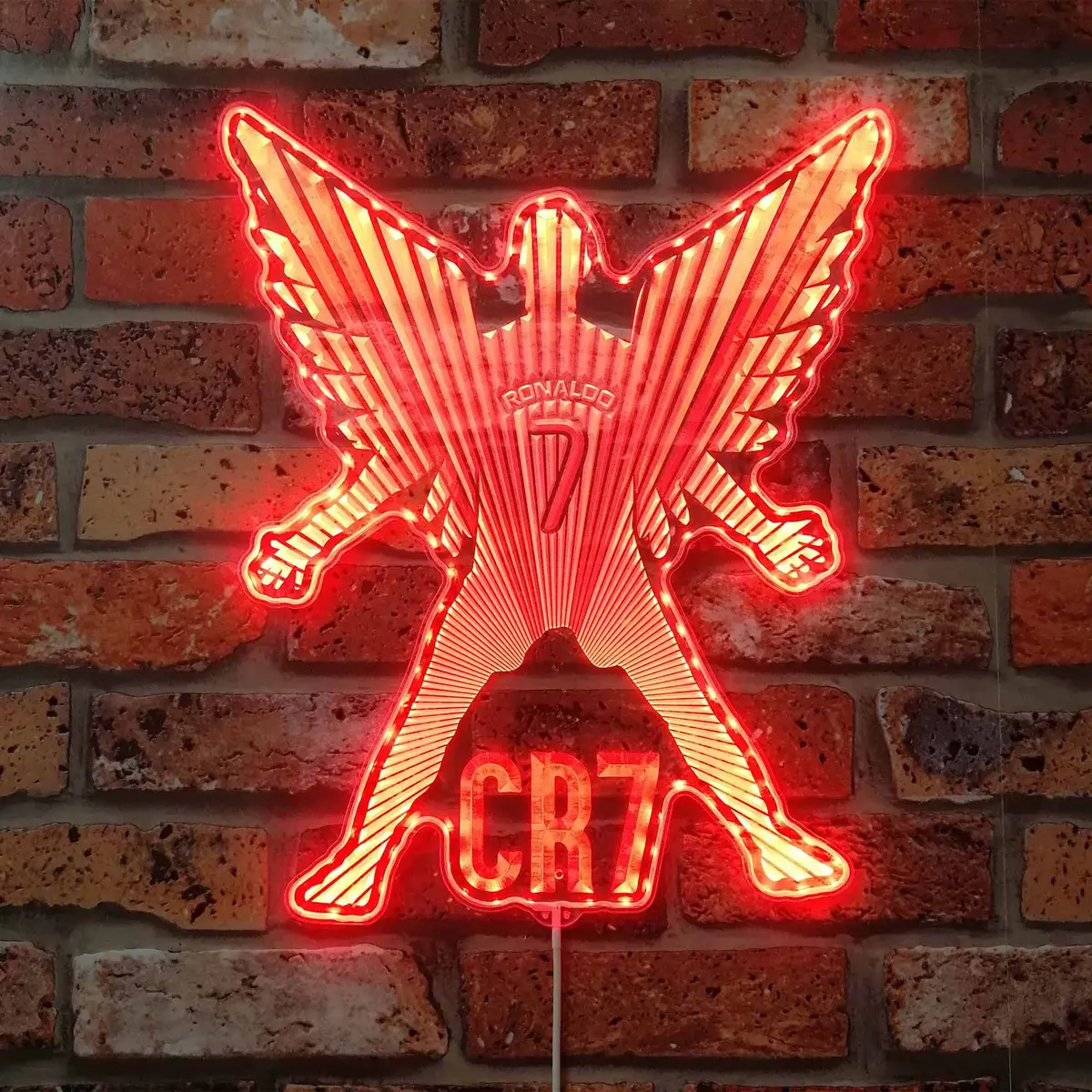 Ronaldo Cr7 Neon Led Sign With Dynamic Rgb Colors 3