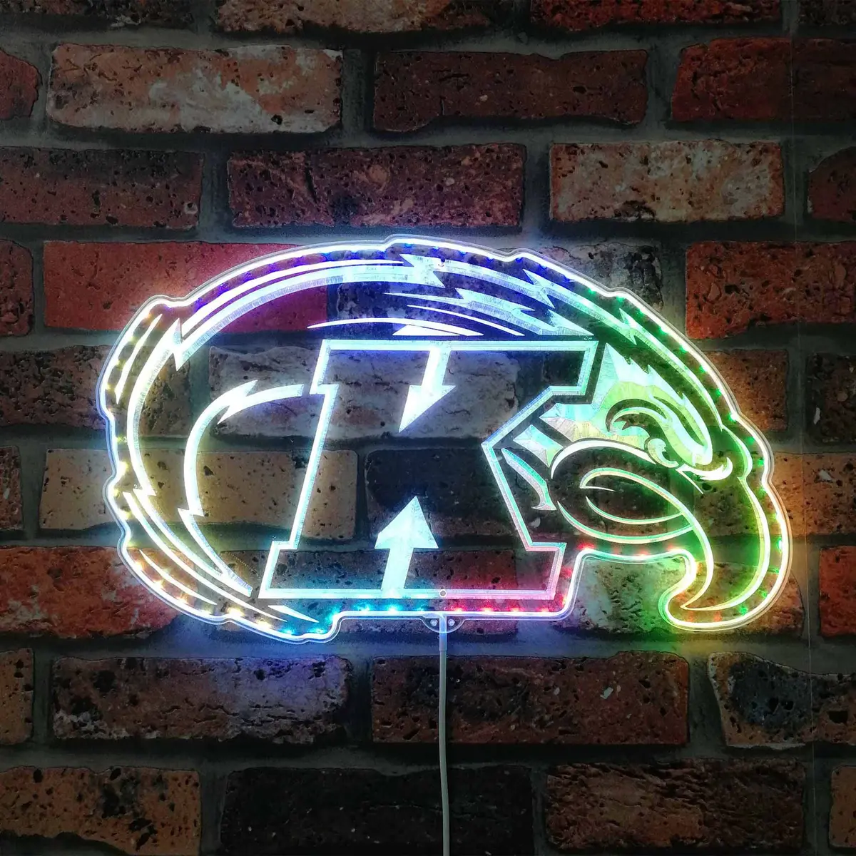Kent State Golden Flashes Neon Led Sign With Dynamic Rgb Colors 1