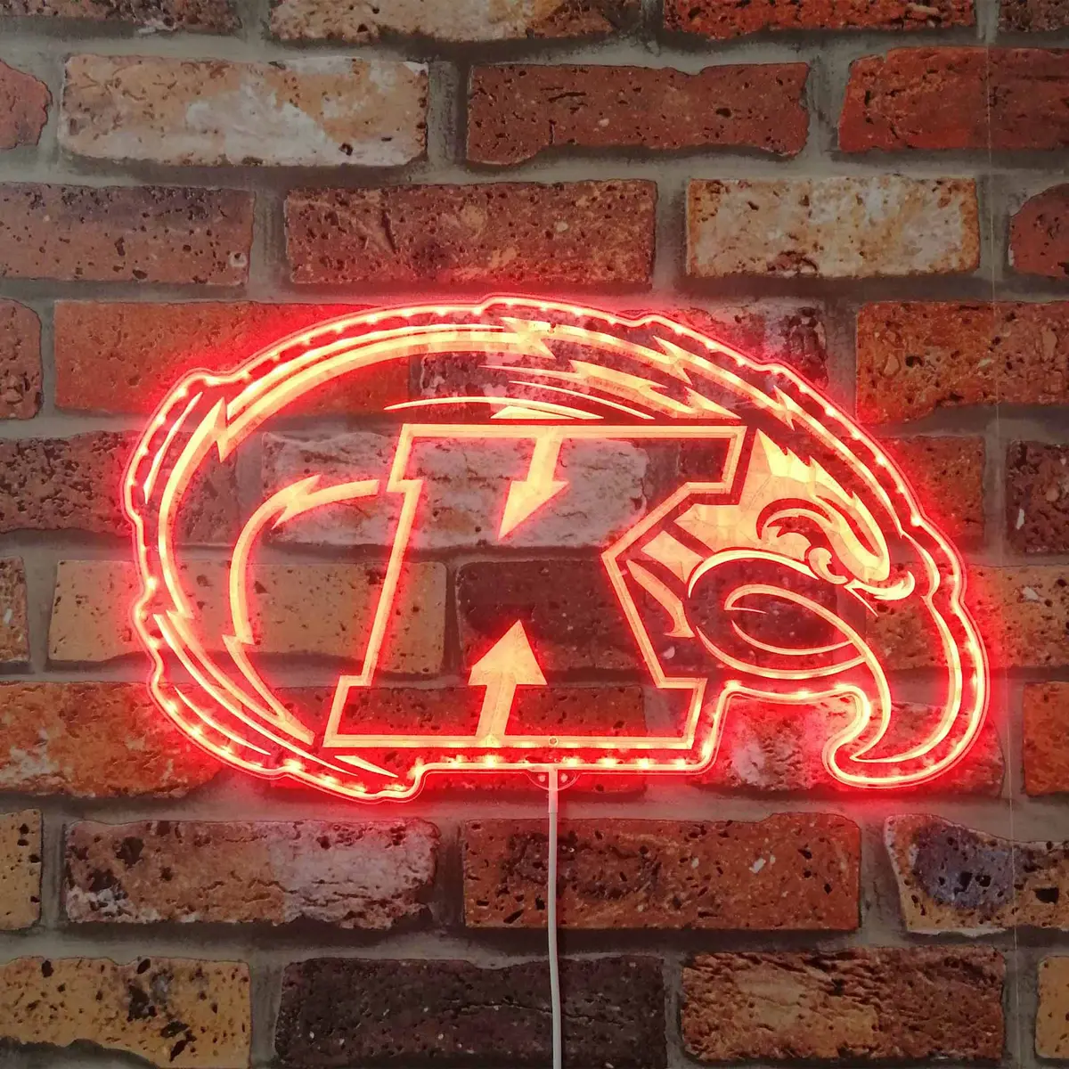 Kent State Golden Flashes Neon Led Sign With Dynamic Rgb Colors 3