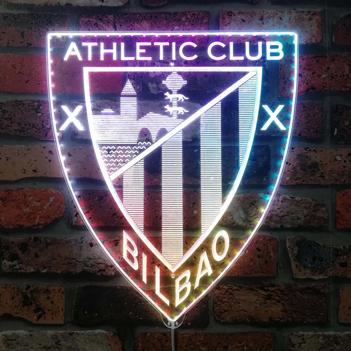 Athletic Bilbao. Neon Led Sign With Dynamic Rgb Colors 1