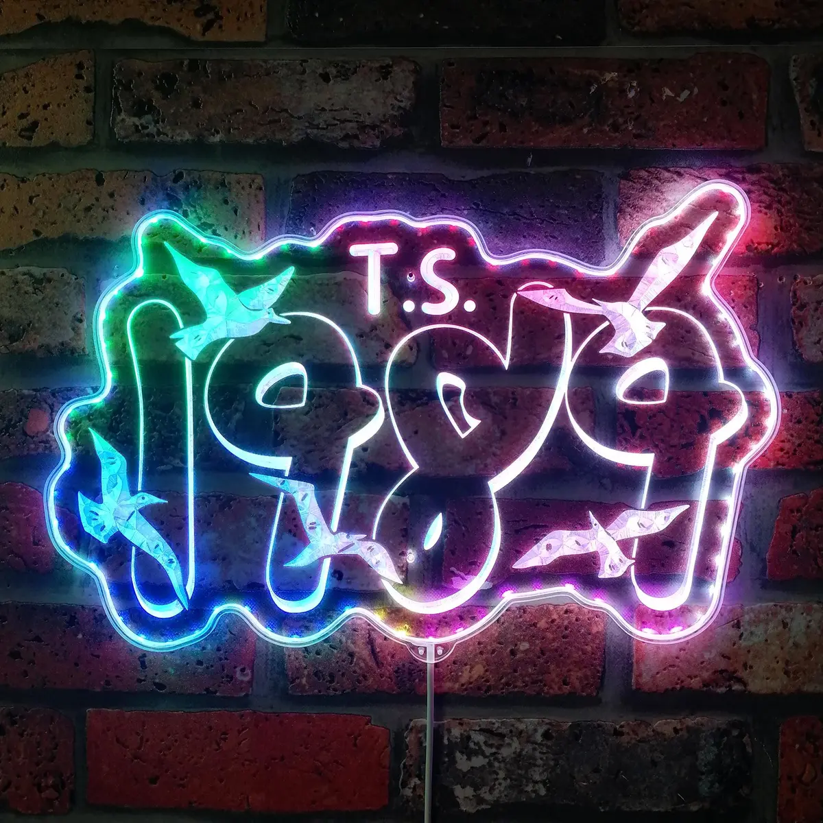 Taylor Swift 1989 Night Light Neon Led Sign With Dynamic Rgb Colors 1