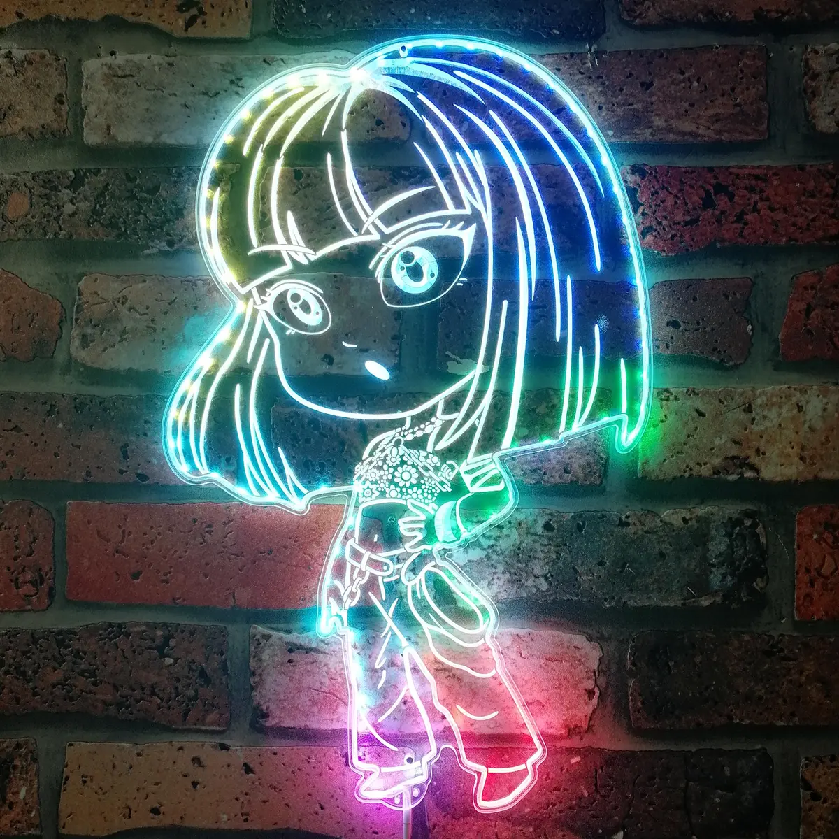 Blackpink Lisa Neon Led Sign With Dynamic Rgb Colors 1