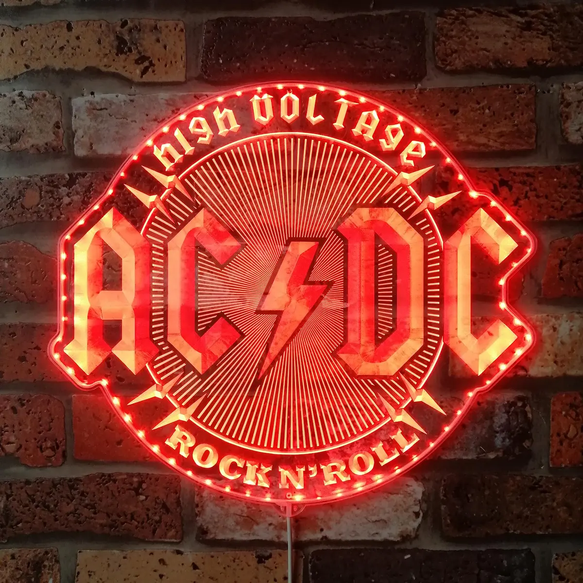 Acdc Neon Led Sign With Dynamic Rgb Colors 1