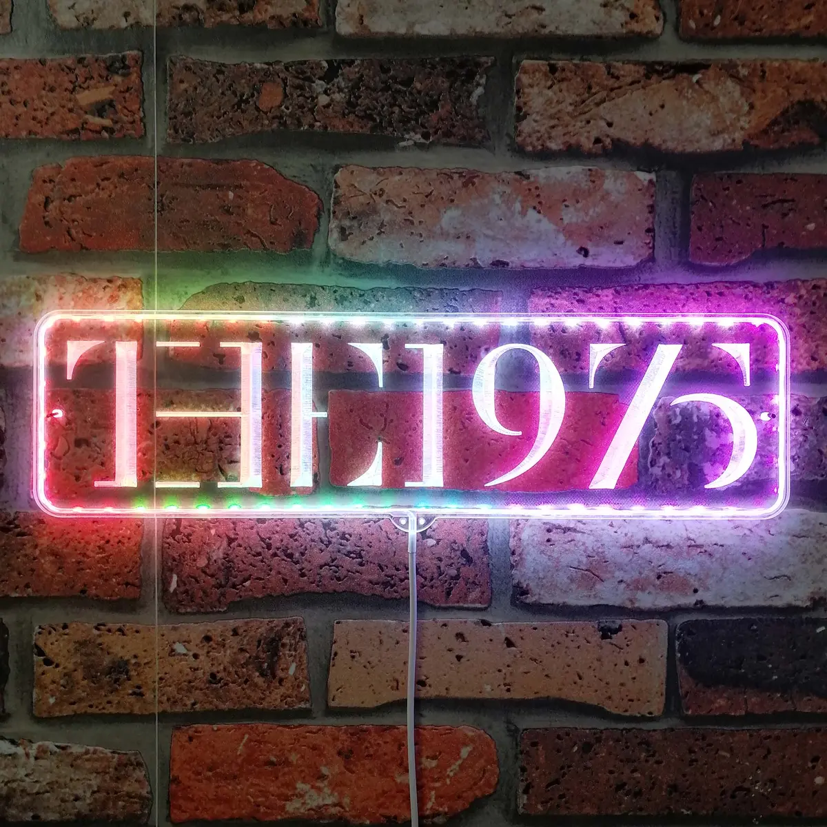 The 1975 Neon Led Sign With Dynamic Rgb Colors 1