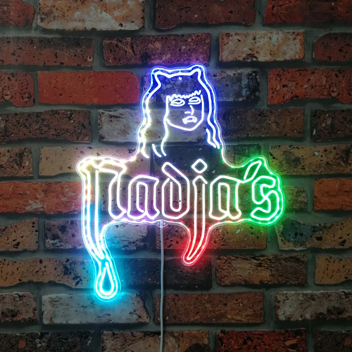 Nadja's Nightclub Neon Led Sign With Dynamic Rgb Colors 1