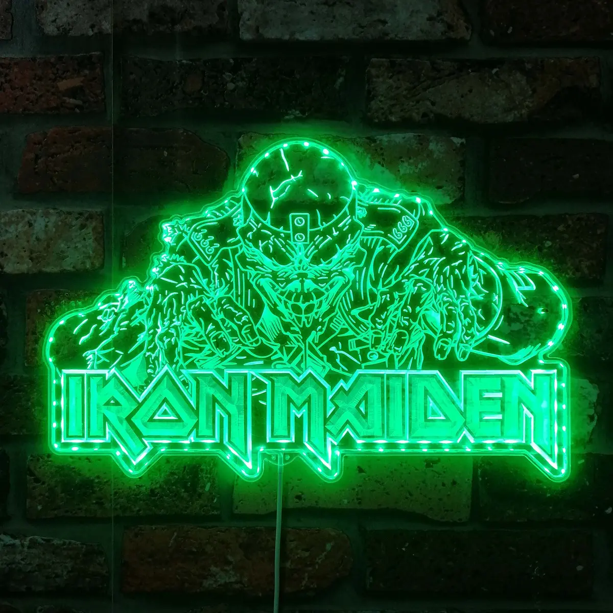 Iron Maiden Neon Led Sign With Dynamic Rgb Colors 4