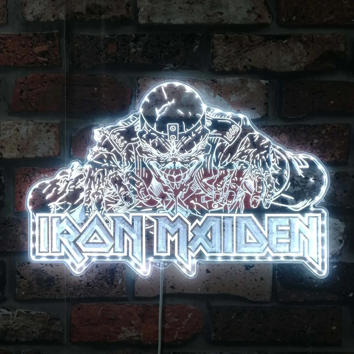 Iron Maiden Neon Led Sign With Dynamic Rgb Colors 2